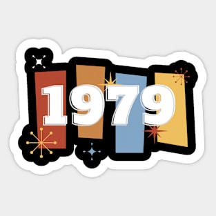 1979 Time Capsule Era - Front & Back - Retro Pop Culture Sticker